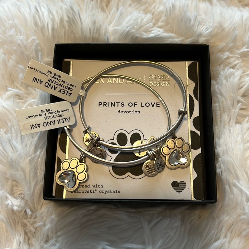 Alex and Ani Prints of Love Bracelet